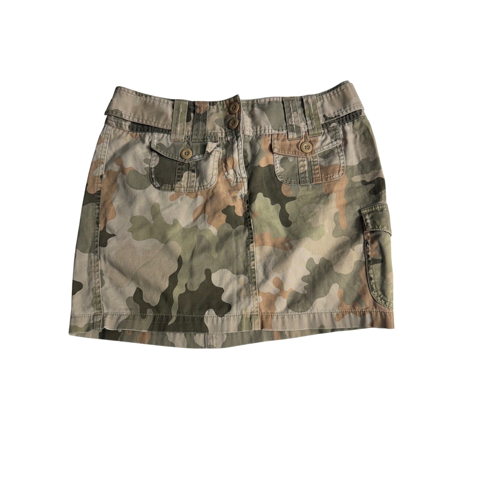 Limited Brand  Womens Size 6 Y2k Camo Mini Shirt Msrp 65